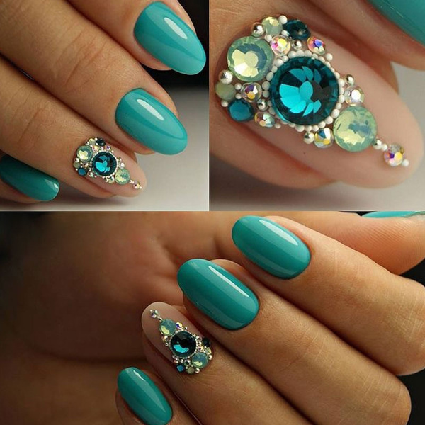Nail Jewels Glitter Gems Mixed Style Art Box Manicure Nail Art Decoration